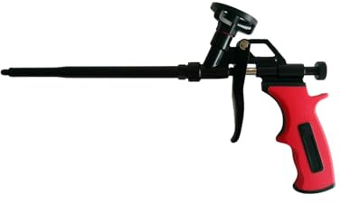 dubaust Schaumpistole Bauschaum Pistole PU Schaum Pistole für Pistolenschaum Montageschaum Bauschaum (Business Rot/Schwarz, 1)
