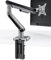 ﻿﻿﻿Desktronic Einzel Monitor Halterung, Bis zu 34 & 8kg, 360° Drehung, Höhenverstellbar, Robuste Bauweise, Einfache Montage, Für Große Bildschirme, Ergonomisch, Passend für alle VESA 75/100