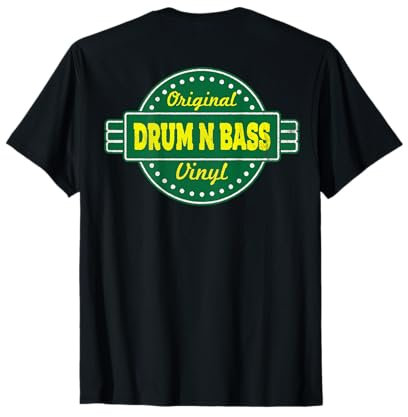 DNB Vinyl-Sammlershirt A Junglist Drum n Bass Retro T-Shirt