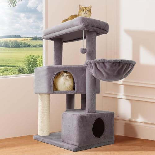 Gardner Pet Katzenbaum groß, 105 cm, Dunkelgrau