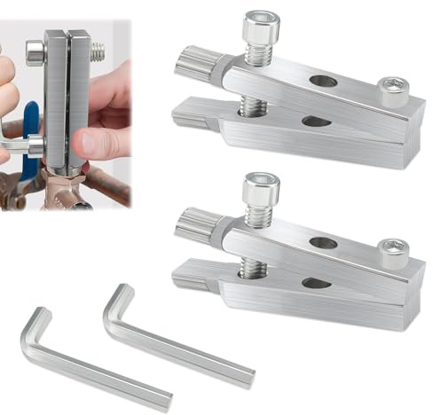 Yitexin 2 Conjunto extractor de tornillos rotos, 1/2 & 3/4 grifo desnudado tornillo extractor, fácil para salir perno rota llave herramienta de eliminación de rosca para hombres (Plata)