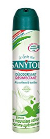 SANYTOL Désodorisant aérosol désinfectant à la menthe 300 ml