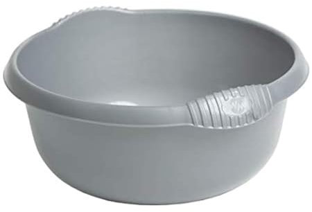 Casa 32cm Round Washing Up Bowl Silver