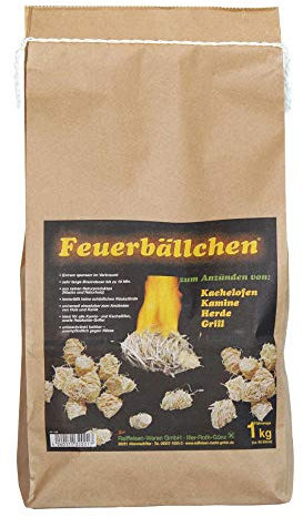 Eifi 4321900 1 kg accendifuoco – bianco (confezione da 80)