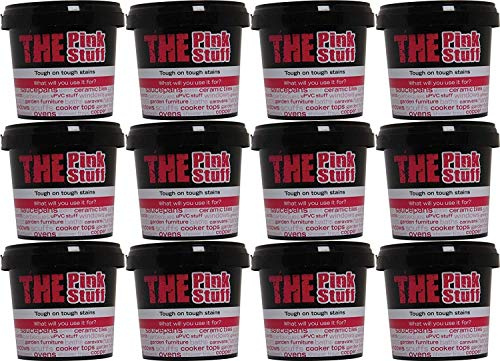 12 X Chemico der Pink Zeug Haushalt Küche Metall Glas Fleck Reiniger 500g