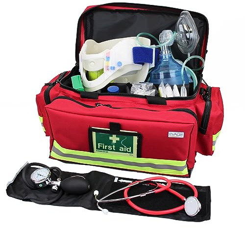 EVAQ8 Paramedic Advanced First Aid Kit Fully Stocked to British Standard BS8599-1
