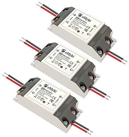 eMylo Smart WiFi Switch Interruttore WiFi relè wireless universale, Timer Telecomando DIY Interruttore della luce Controllo vocale Supporta Amazon Alexa Echo, Google Home Tramite IOS Android 3 Pezzi