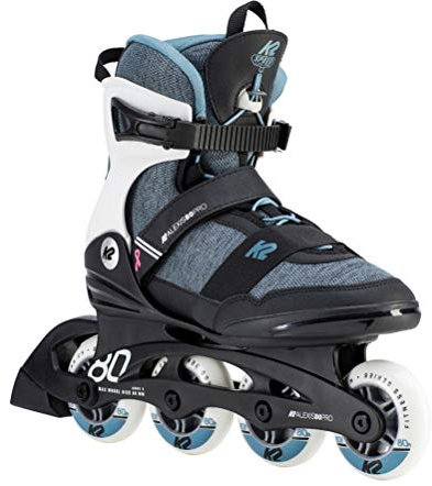 K2 Skates Damen Inline Skates ALEXIS 80 PRO, black - grey - blue, 30D0772.1.1.080