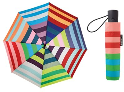 Remember Taschen-Regenschirm - geöffnet L 58cm, Ø 100 cm - Bunter Regenschirm