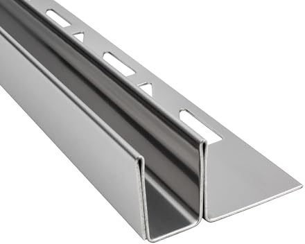 Glas-Fliesenprofil Edelstahl Klemmprofil Wandprofil V2A 2m 19mm 11mm | Für saubere Fliesenkanten und ruhige Abschlüsse an Wand oder Boden, für 19mm Fliesenhöhe, 2m, 11mm Glas, für Glasabschlüsse