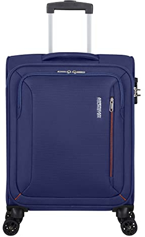 American Tourister Hyperspeed - Spinner S, Handgepäck, 55 cm, 37 L, Blau (Combat Navy)