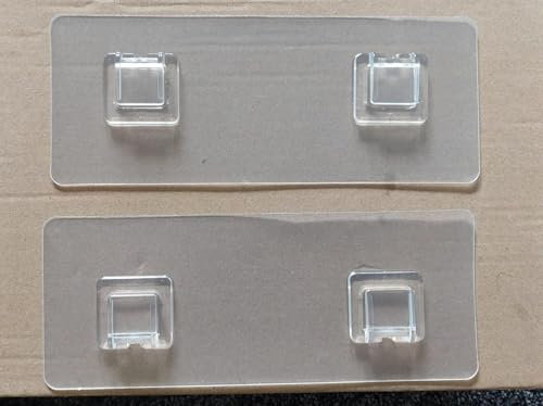 EigPluy 2 Pieces Kitchen Cabinet Door Storage Box Adhesive Pad Accessories
