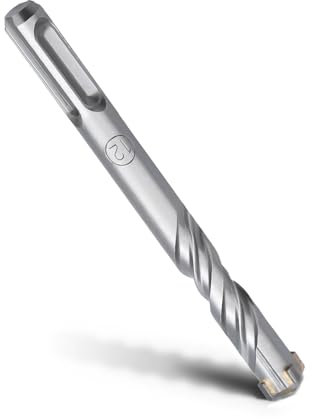 MOXPIFY SDS Plus Bohrer 12 x 110mm,Betonbohrer mit 4 Hartmetall Schneiden und Doppelwendel,Hammerbohrer Für Beton,Stein,Naturstein