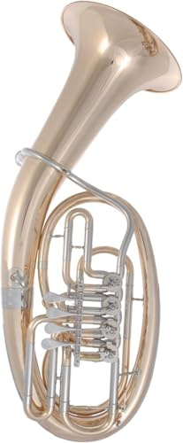 Tuyama® THG-184 Tenorhorn in B (4 Drehventile) Goldmessing mit Koffer