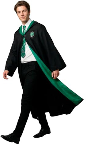 Funidelia Slytherin Kostüm Offizielle mit Krawatte - Harry Potter für Herren und Damen, Offizielle Lizenz, Hogwarts, Zauberer - Verkleidung für Erwachsene für Partys, Karneval und Halloween