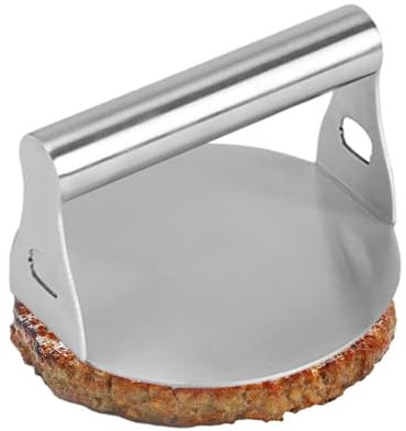 Barger Smasher Presse à hamburger professionnelle Accessoire de barbecue | Presse à steak hachée, presse à viande en acier inoxydable, presse à hamburger, presse à hamburger, presse à hamburger