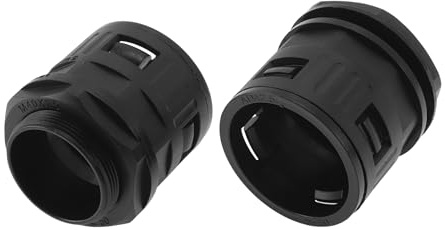 Partuto M40x1.5 Cable Glands 42.5mm 1.67 Bellows Quick Connector Straight