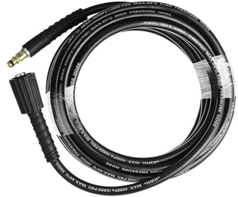 UKCOCO 8M Tubo Flessibile Ad Alta Pressione e Idropulitrice Materiale Resistente Sostituzione Facile Ottimale per Pulizia Auto e Giardino