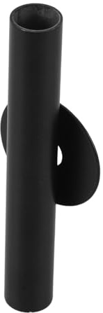 Wandvase aus Legierung Schwarz für Blumen und Pflanzen | Kompakt, Einfache Montage, Modern Nordischer Stil, für Kleine Wohnungen und Wohnraumdeko