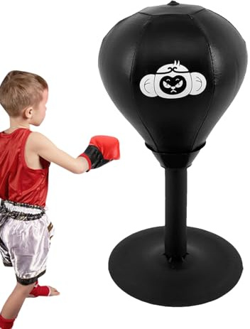 Punching Ball De Bureau,Gadgets Tendances Ballon De Frappe Murale - Punching Ball Amusant pour La Rage De Bureau - pour Femmes, Hommes, Filles, Adolescents, Adultes, Épouse Et Petite