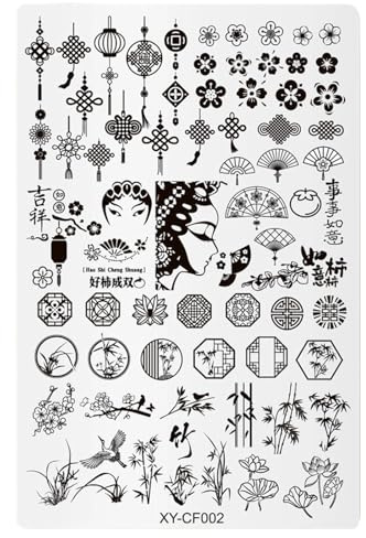 La plaque de stampin pour ongles à la mode offre confort et styles Convient pour les loisirs et les festivals Plaque pratique pour le nail art