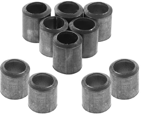 DECHOUS Set 10 Cunei di Ferro Manico in Legno Rotondo, Cunei di Sicurezza per Lavorazione Legno, Abbattimento Alberi e Spaccatura Tronchi, Kit Multiuso per Utensili Manuali Giardinaggio