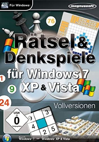 Rätsel und Denkspiele Spiele für Windws 7, XP und Vista (PC)