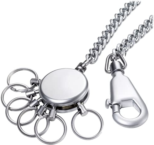Troika Cadena de Plata Patente Llavero
