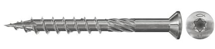 fischer Terrassenschrauben Edelstahl A2 TG TX - 5 x 60-150 Stück