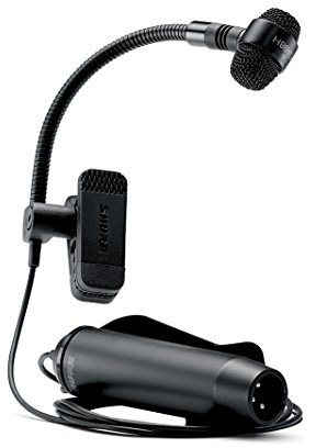 Shure Microphone pour Instrument à Condensateur et Cardioïde Pga98H, Col - de - Cygne et Cble XLR vers XLR