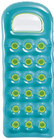 Intex 59895 - Materassino 18 Buchi con Oblò, Fuxia e Viola, 188 x 71 cm