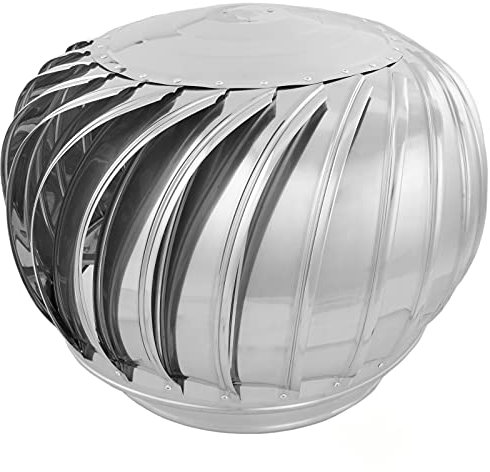 PrimeMatik - Comignoli girevoli per Estrazione di fumi Cappello zincato Eolico per camini di 360 mm di Diametro