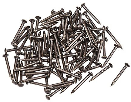 sourcing map Clou Petit Minuscule Laiton 1.5x15mm pour Bricolage Bois Matériel Accessoires 100pcs