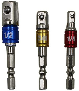 Pz/Set Colore Cintura di Sicurezza Perline Gambo Esagonale Testa Quadrata Barra di Prolunga Manicotto UniversaleManicotto per Biella, 3 Pezzi