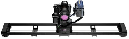 ZEAPON AXIS 80 Pro AXIS Glissière motorisée multi-axes pour appareil photo reflex numérique professionnel 80 cm en fibre de carbone, têtes panoramiques pour photographie panoramique à 360 °