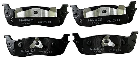 IBESTWOLF 4PCS Rear Ceramic Brake Pads Replacement for 1997-2002 Ford Expedition 1999-2003 F-150 1997-1999 F-250 for 2003-2011 Lincoln Town Car 1998-2002 Navigator 2002 Blackwood