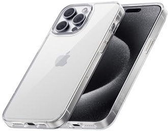 Anker Clear Phone Case for iPhone 15 Pro, Anti-Yellowing, Ultra-Slim and Durable Protective Cover, Compatible with Wireless Charging, iPhone 15 Pro Shockproof Clear Case