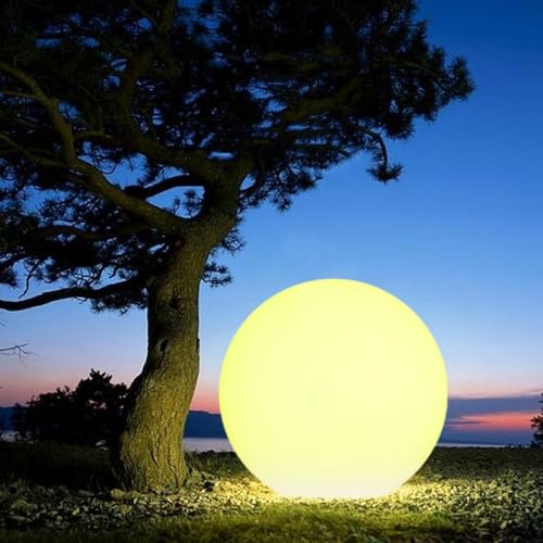 Solar Garden Ball Lamp LED Courtyard Lamp Landscape Waterproof Outdoor Lawn Lamp Garden Wedding Party Holiday Home Decor Lamp (D60cm Solar (1pcs))