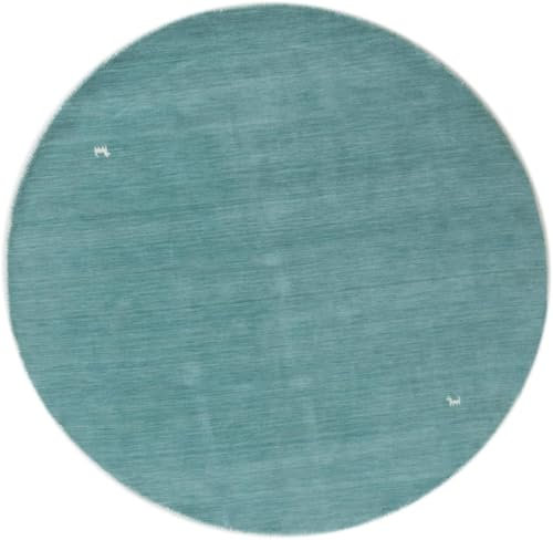 Nain Trading Loom Gabbeh Mint 241x241 Modern Orientteppich Rund Teppich Wolle Indien