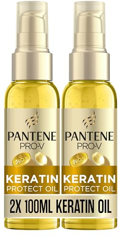 PANTENE Pro-V Repair & Care Keratin Protect Haaröl 100 ml Intensivpflege, Tägliches Leave-In-Pflegeöl, Hilft, oberflächliche Haarschäden in 1 Anwendung zu Reparieren, Trockenes, Geschädigtes Haar