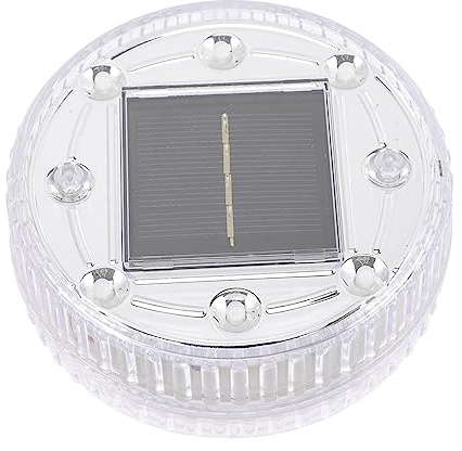 HEMOTON Lampes Solaires Flottantes pour Piscine Éclairage LED Piscine Lampe Solaire Eau