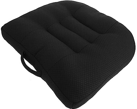 PLAFOPE Cojín Asiento Coche Elevador para Conductores Cortos Antideslizante y Resistente Visión Conducción para Automóviles Regalo Práctico para Cumpleaños y Navidad