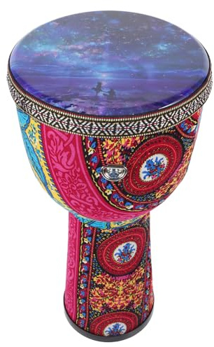 8 Zoll Djembe Trommel aus Pvc für Kinder und Erwachsene | Leicht, Tragbar und Einfach zu Spielen, Feine Verarbeitung, Sorgfältig Gefertigt