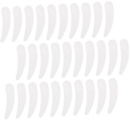 Toyvian Cuillère pour Crème Visage, Petite Spatule de Soin Peau, en PP, pour Prélever Crème et Masque, Lot de 100 Pièces