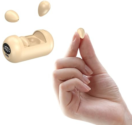 Xmenha Mini auricolari invisibili senza fili Bluetooth piccoli auricolari invisibili per dormire piccoli micro nascosti piccoli auricolari discreti per lavoro