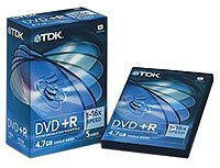 TDK DVD+R 4,7GB 16x Speed, Video Box - DVD+RW vírgenes (Video Box, 4,7 GB, DVD+R, 120 mm, Caja de DVD, 16x)