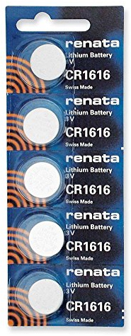 Pkg/5 Type CR1616 Renata Swiss Lithium Batteries