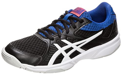 Asics Damen Upcourt 3 Squashschuhe, Schwarz (Schwarz/Weiß), 41.5 EU