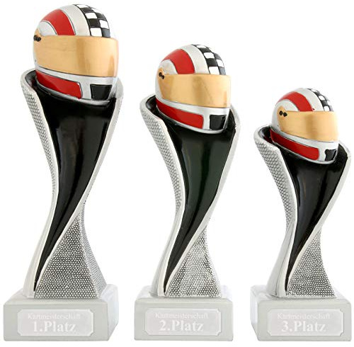 pokalspezialist Kart Auto Rennen Pokal Serie METZ mit Gravur in 3 Größen