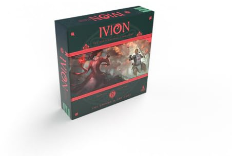 IVION: The Knight and The Lady | APE Games | Board Game | 2 Players | 20-60 Minutes | Ages 14+ | Fantasy | Hero Dueling | Deck Building | Cross Compatible | Season 1 | Aislyn Hall and Aaron Shaw